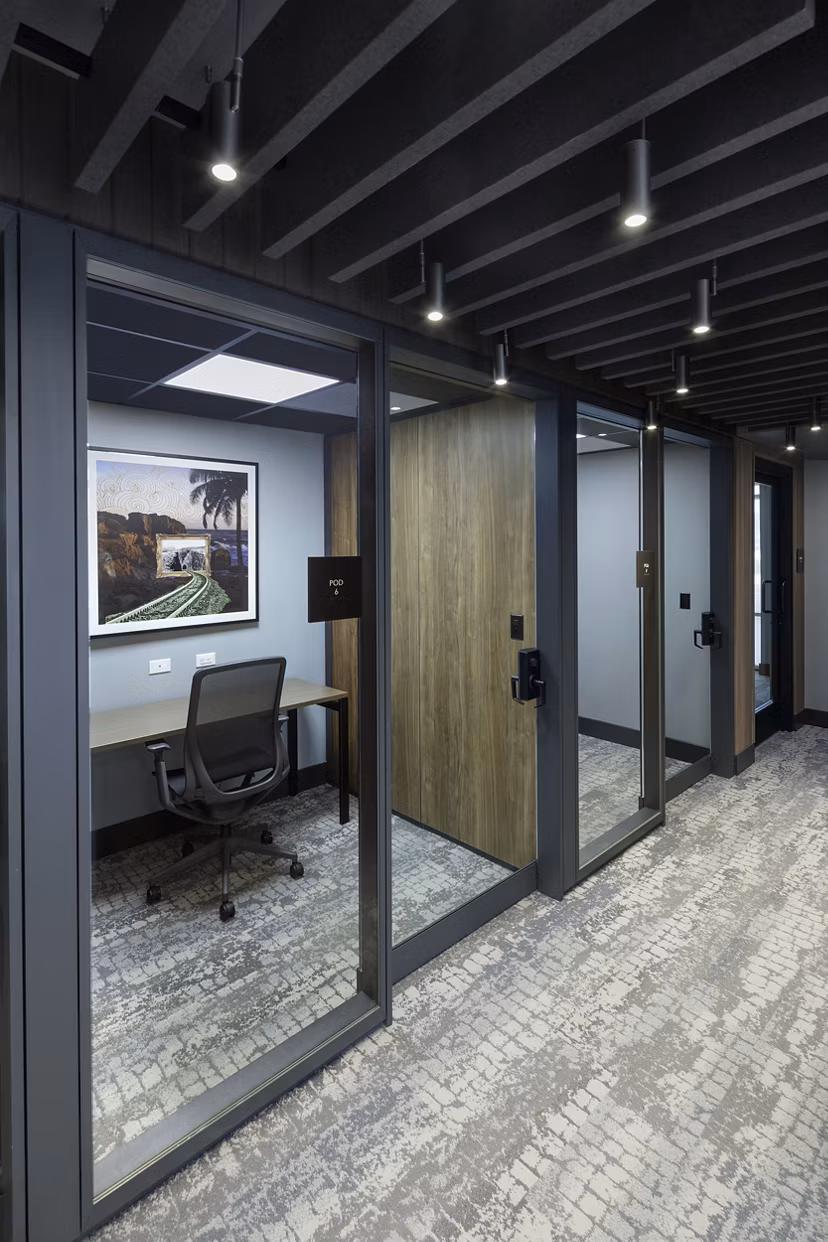 home office at Zia Apartments
