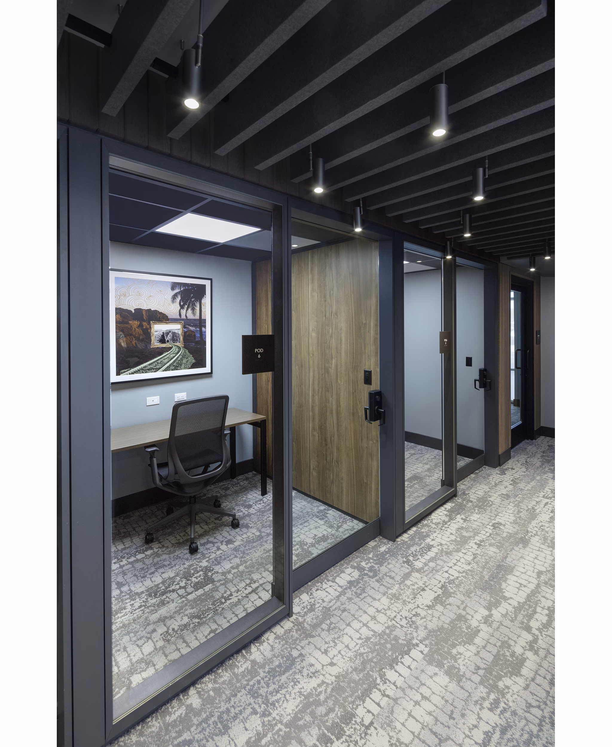 home office at Zia Apartments