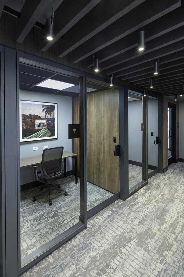 home office at Zia Apartments