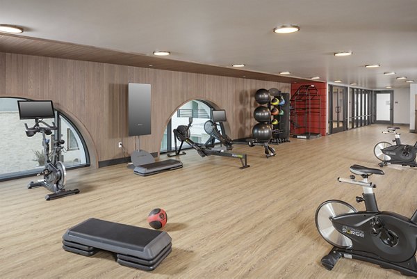 fitness center at Zia Apartments
