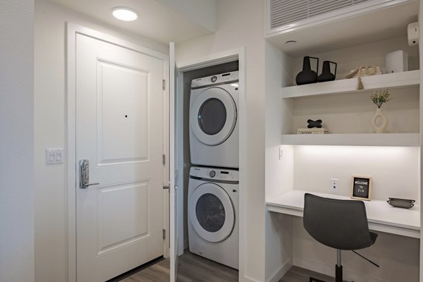 laundry room at Zia Apartments 