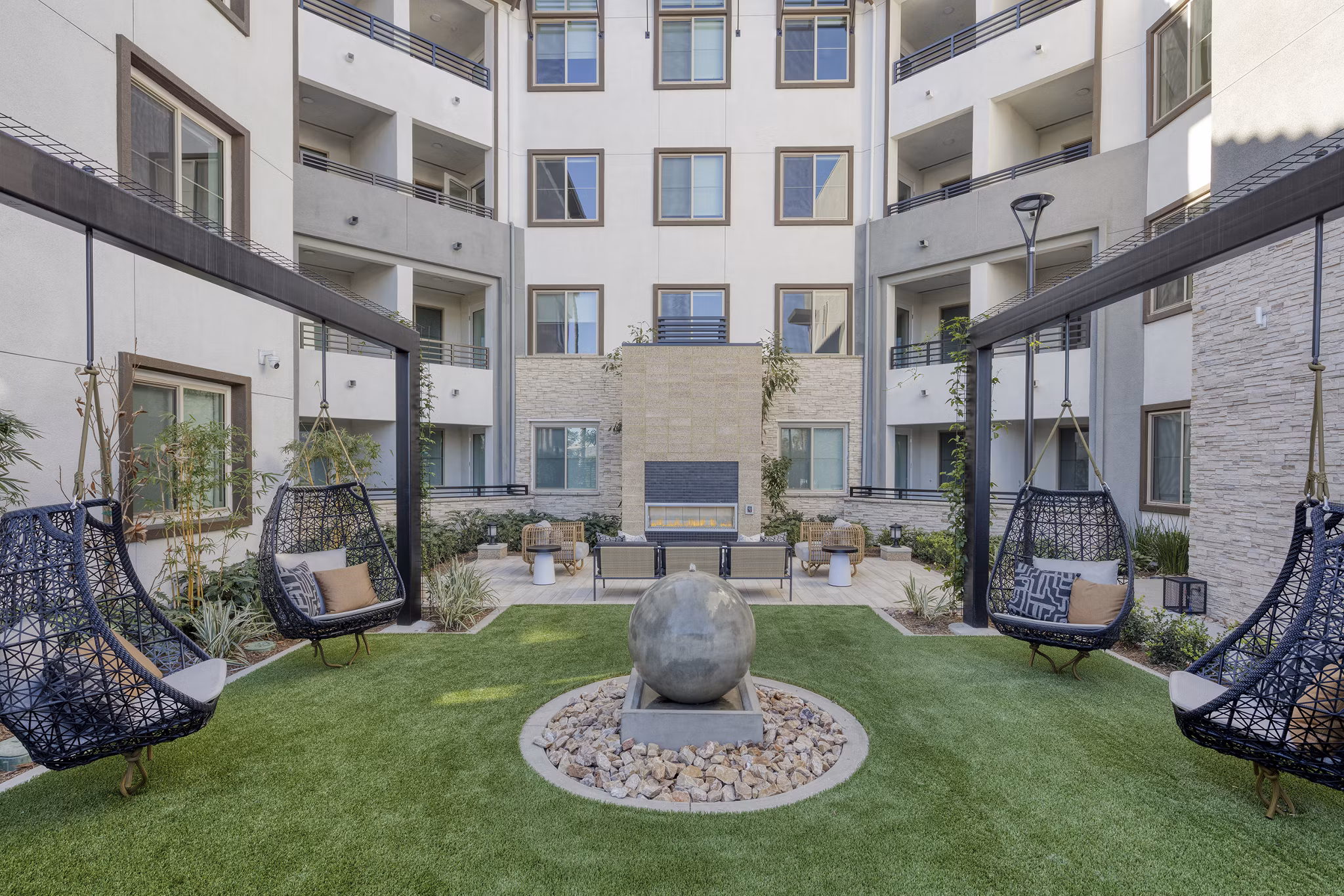 patio at Zia Apartments