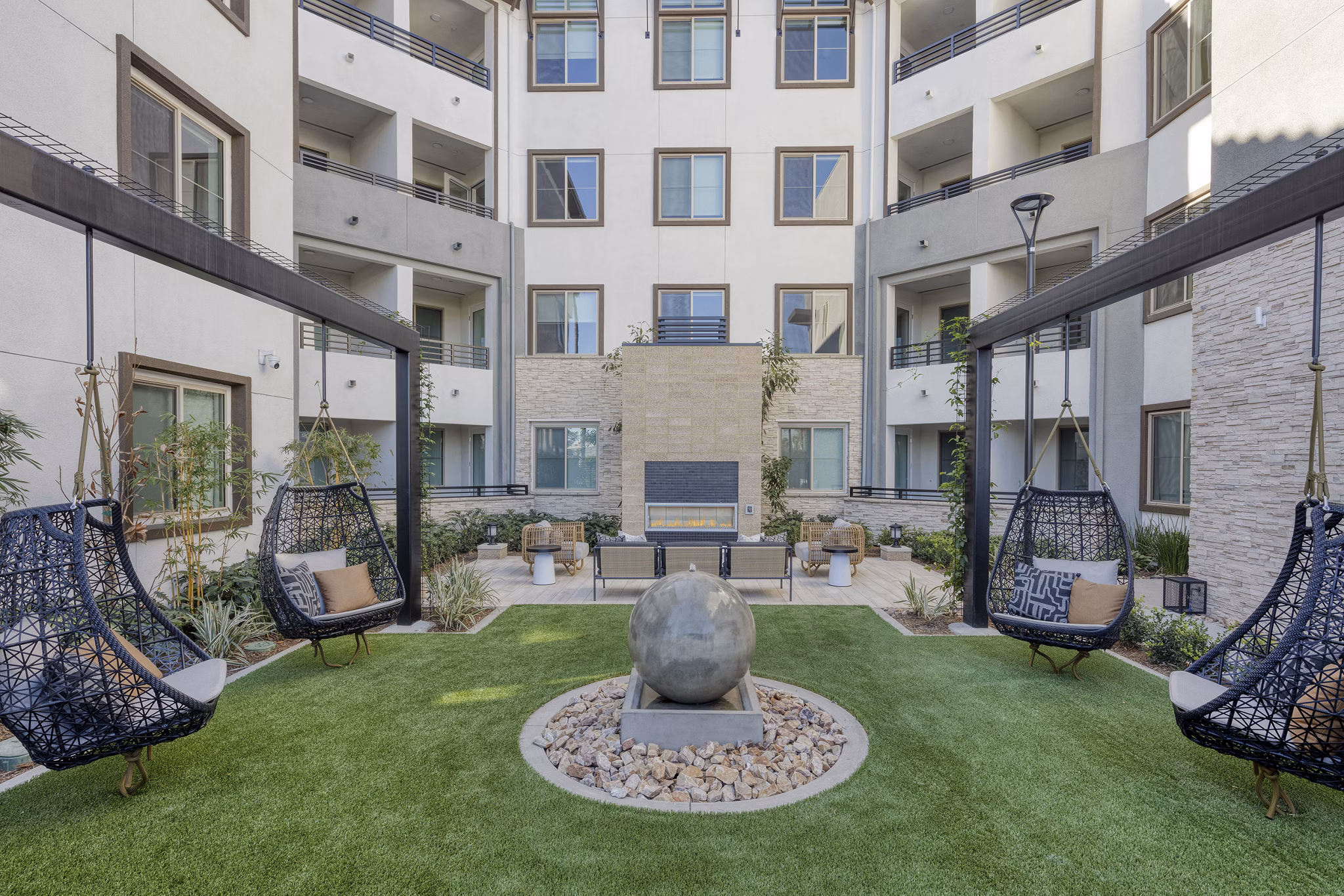 patio at Zia Apartments