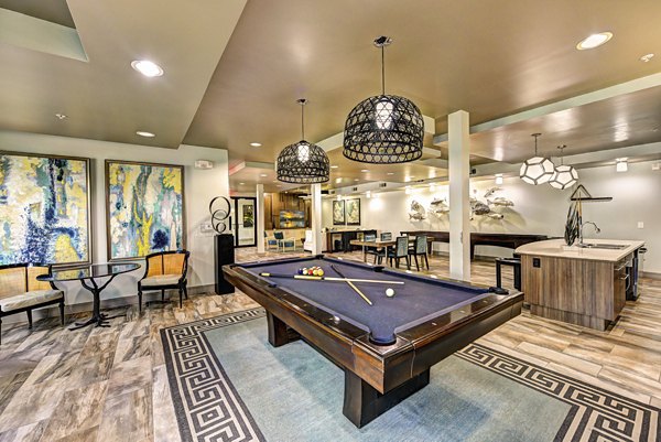 Elegant clubhouse with modern design at The Views at Harbortown Apartments
