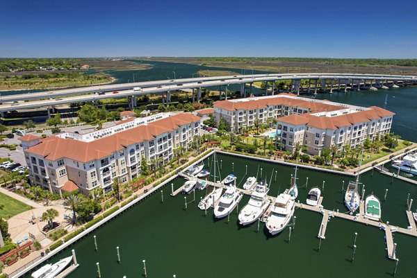 The Views at Harbortown: Breathtaking waterfront view from luxury apartments balcony