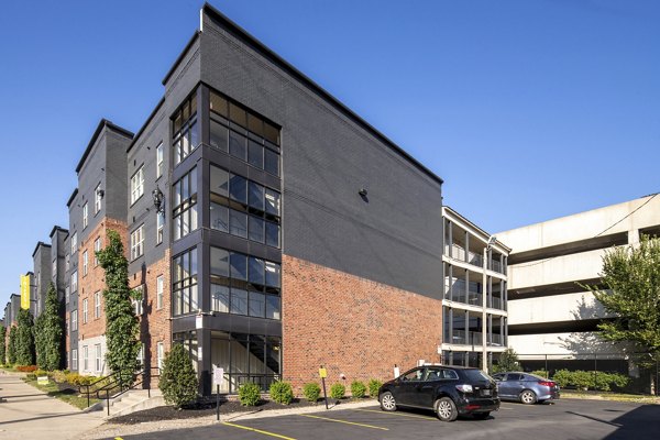 building at Trifecta Apartments