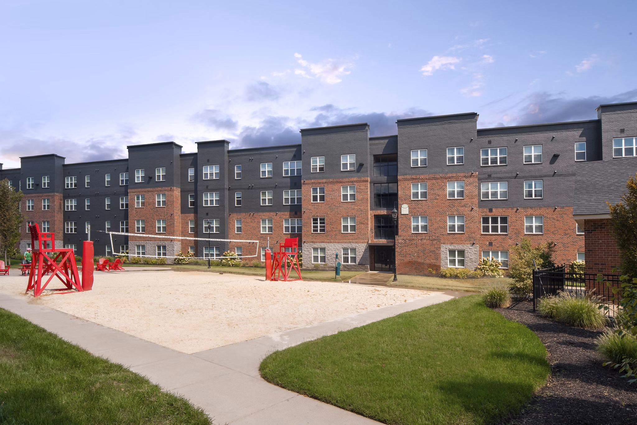 sport court at Trifecta Apartments