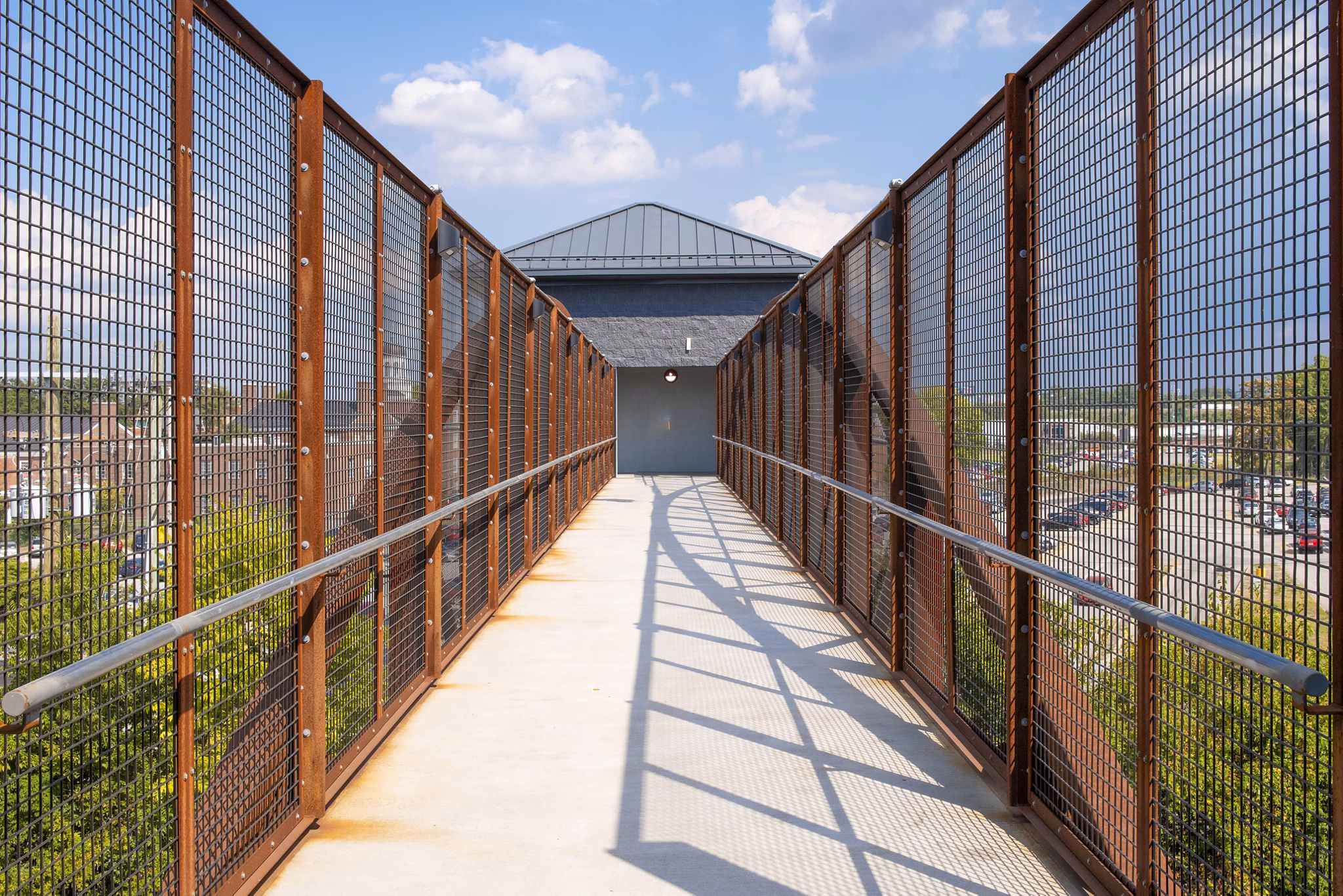 recreational area/walkway at Trifecta Apartments