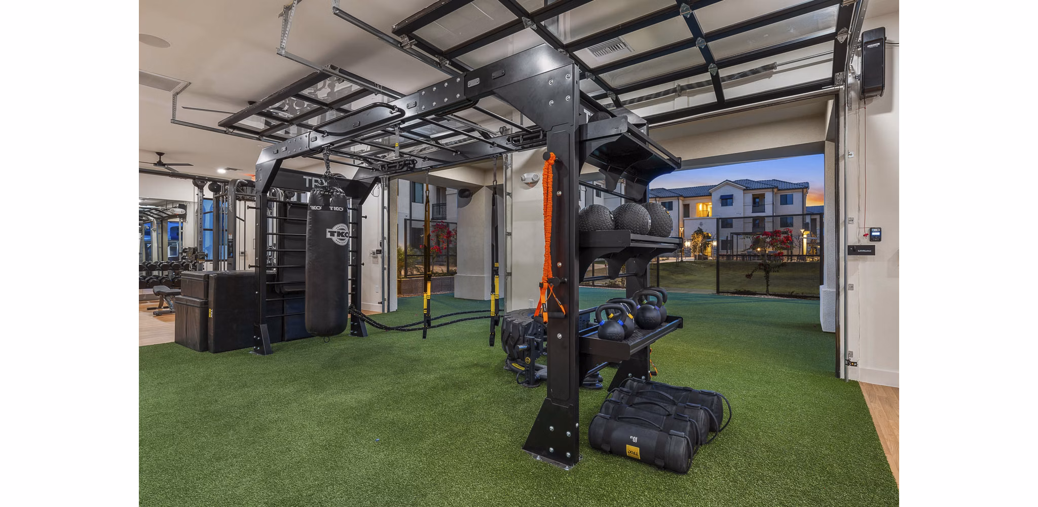 fitness center at Solara Vista Apartments 