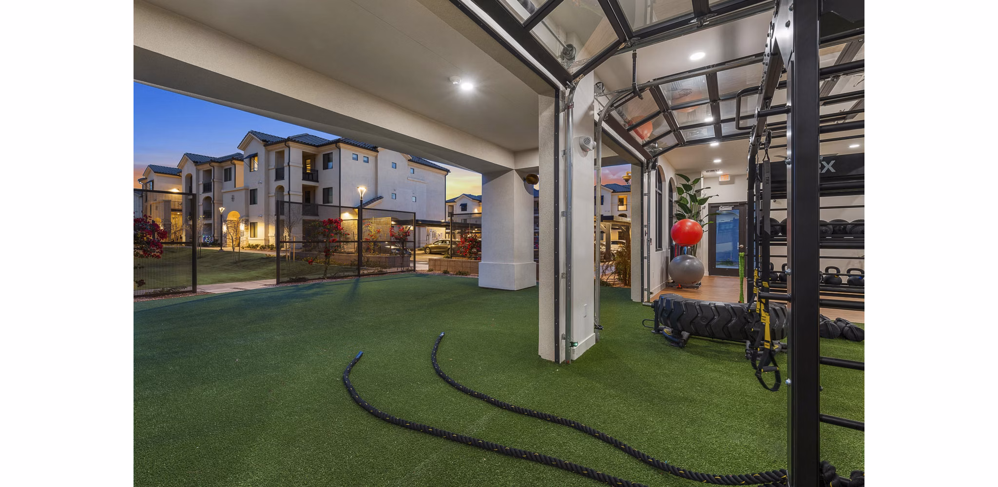 fitness center at Solara Vista Apartments 