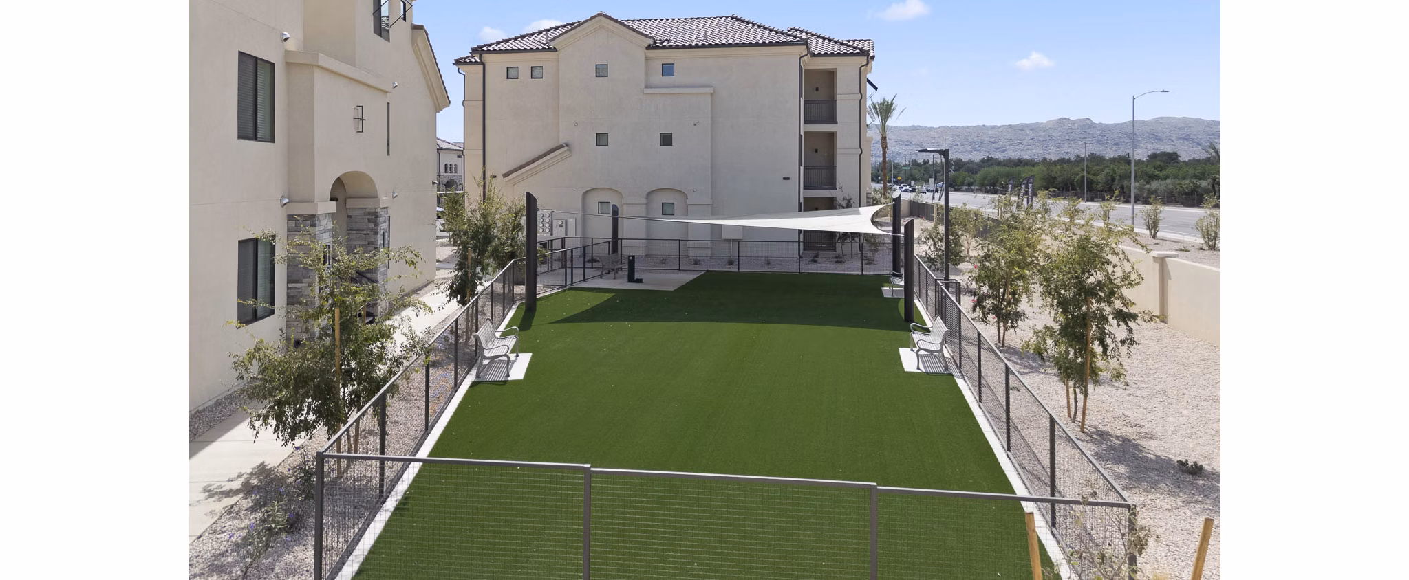 Electric car charging station at Solara Vista Apartments offering eco-friendly living solutions