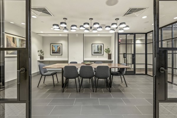 Modern meeting facility with state-of-the-art equipment at Union Heights Apartments