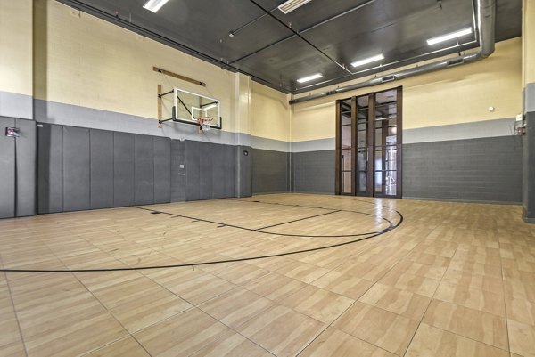 Outdoor sport court at Union Heights Apartments offering active lifestyle options