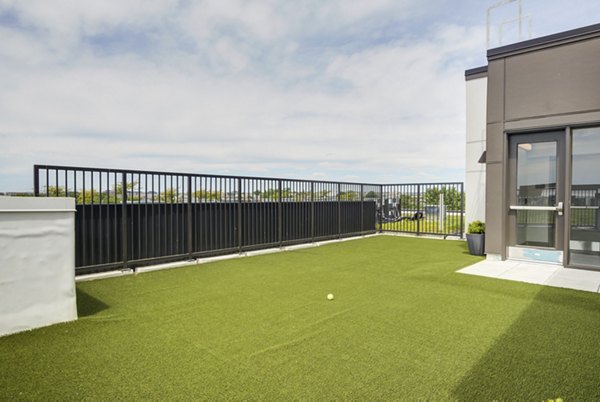 Dog park with agility course at Union Heights Apartments offering pet-friendly amenities
