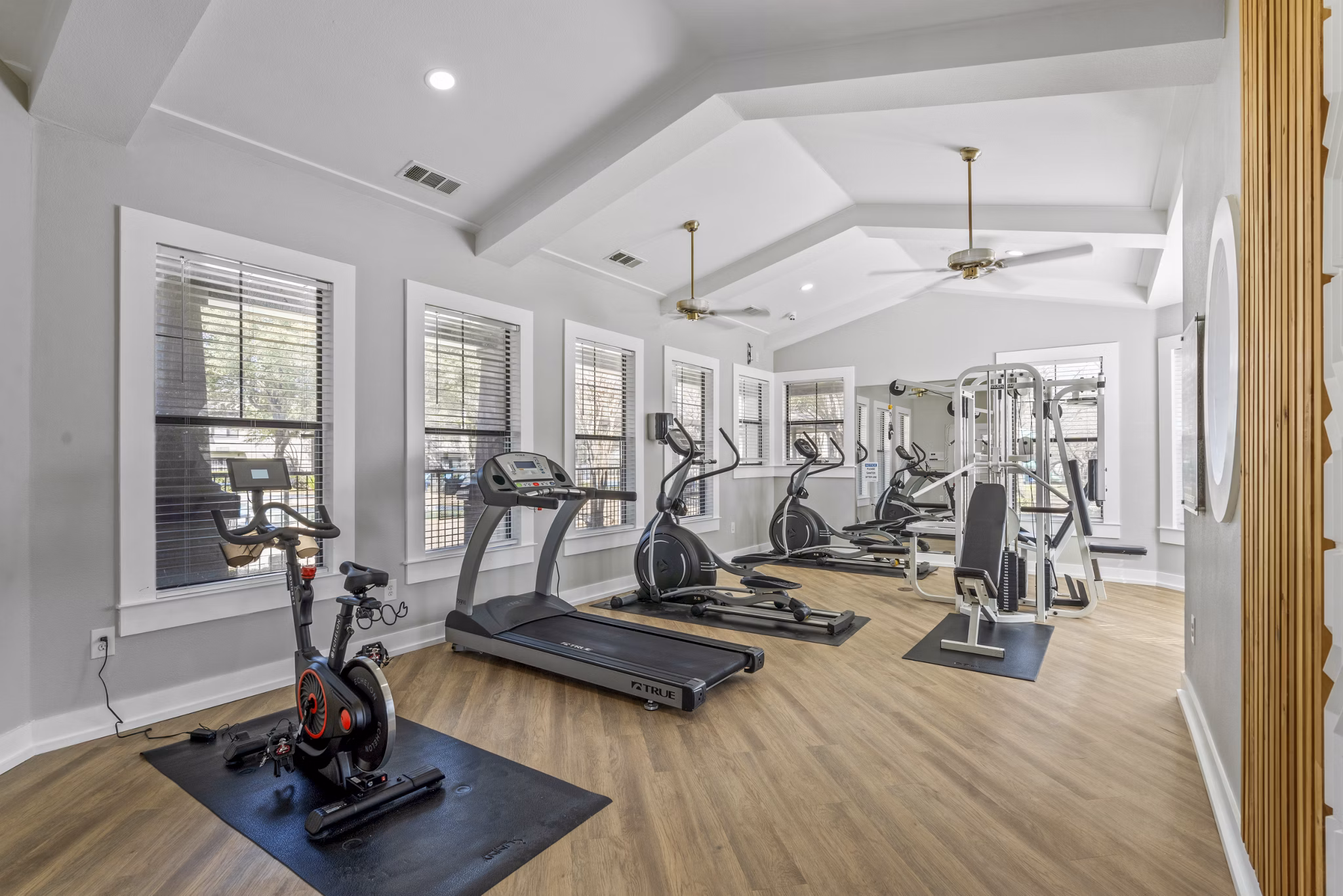 fitness center at Bardin Greene Apartments 