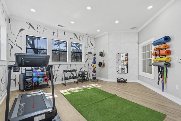 fitness center at Bardin Greene Apartments 
