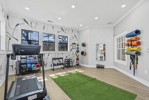 fitness center at Bardin Greene Apartments