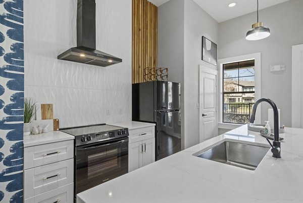 kitchen at Bardin Greene Apartments