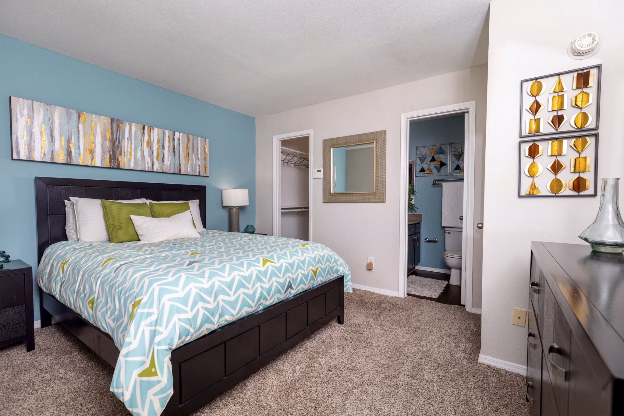 bedroom at Circle at Point Park Apartments
