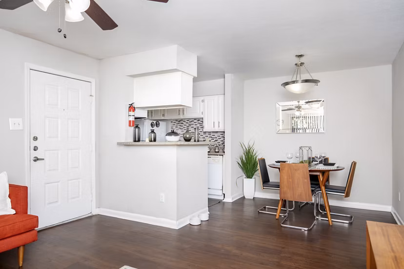 kitchen at Circle at Point Park Apartments