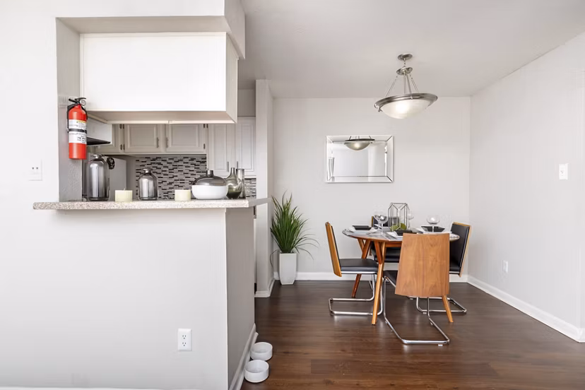 kitchen at Circle at Point Park Apartments