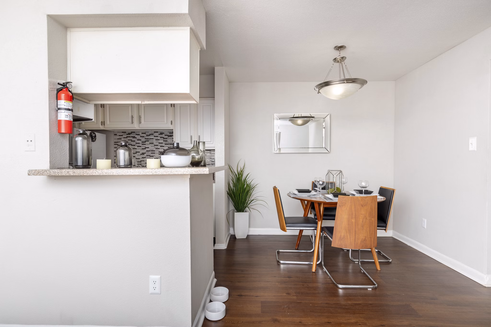 kitchen at Circle at Point Park Apartments