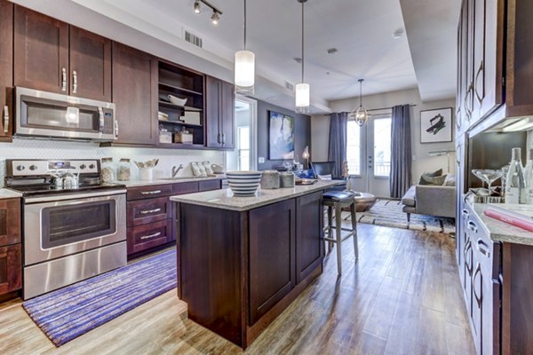 kitchen at The Kathryn Apartments