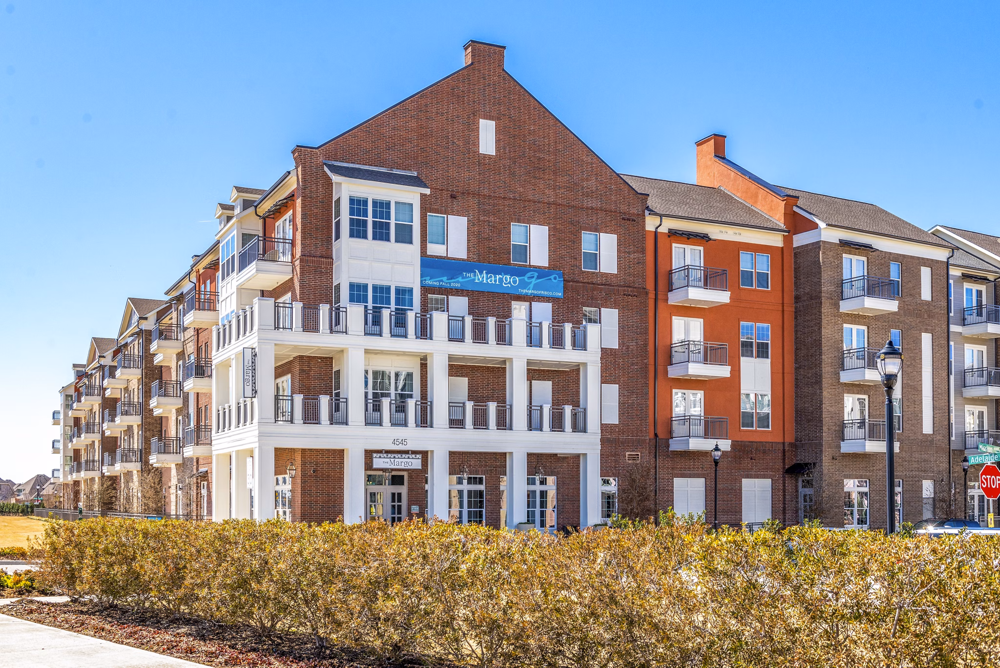 The Margo Apartments: Elegant building in upscale setting