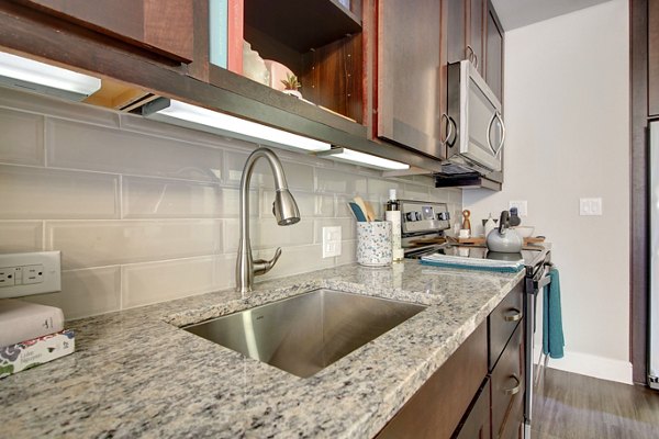 kitchen at The Maxwell Apartments