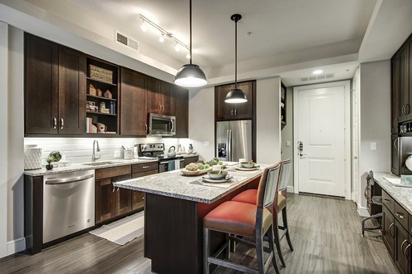 kitchen at The Maxwell Apartments