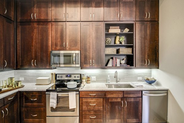 kitchen at The Maxwell Apartments