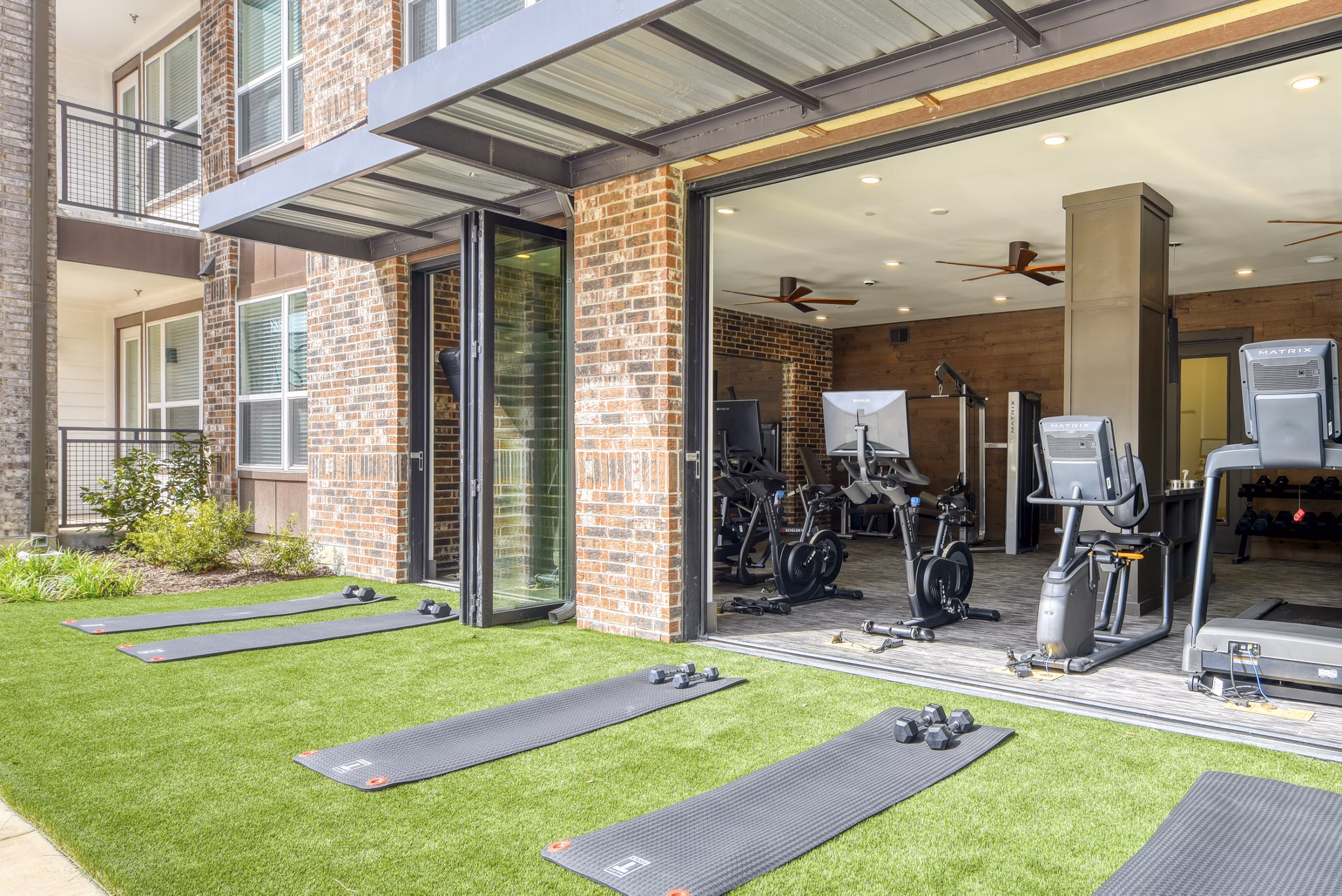 fitness center at Citadel Urban Apartments