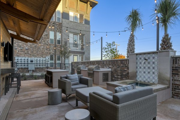 grill area at Citadel Urban Apartments