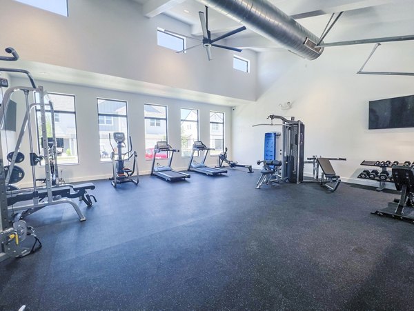 fitness center at Farm Haus Luxury Rental Homes