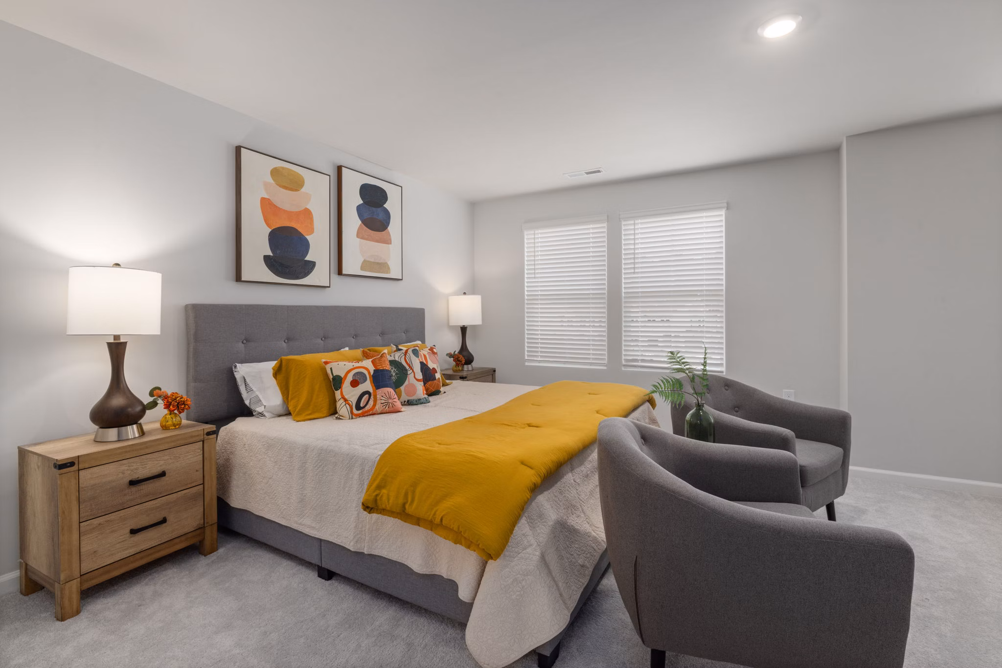 bedroom at Page Oaks Apartments
