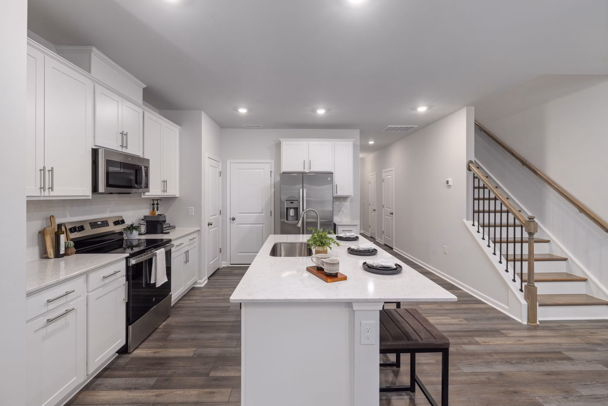 kitchen at Page Oaks Apartments
