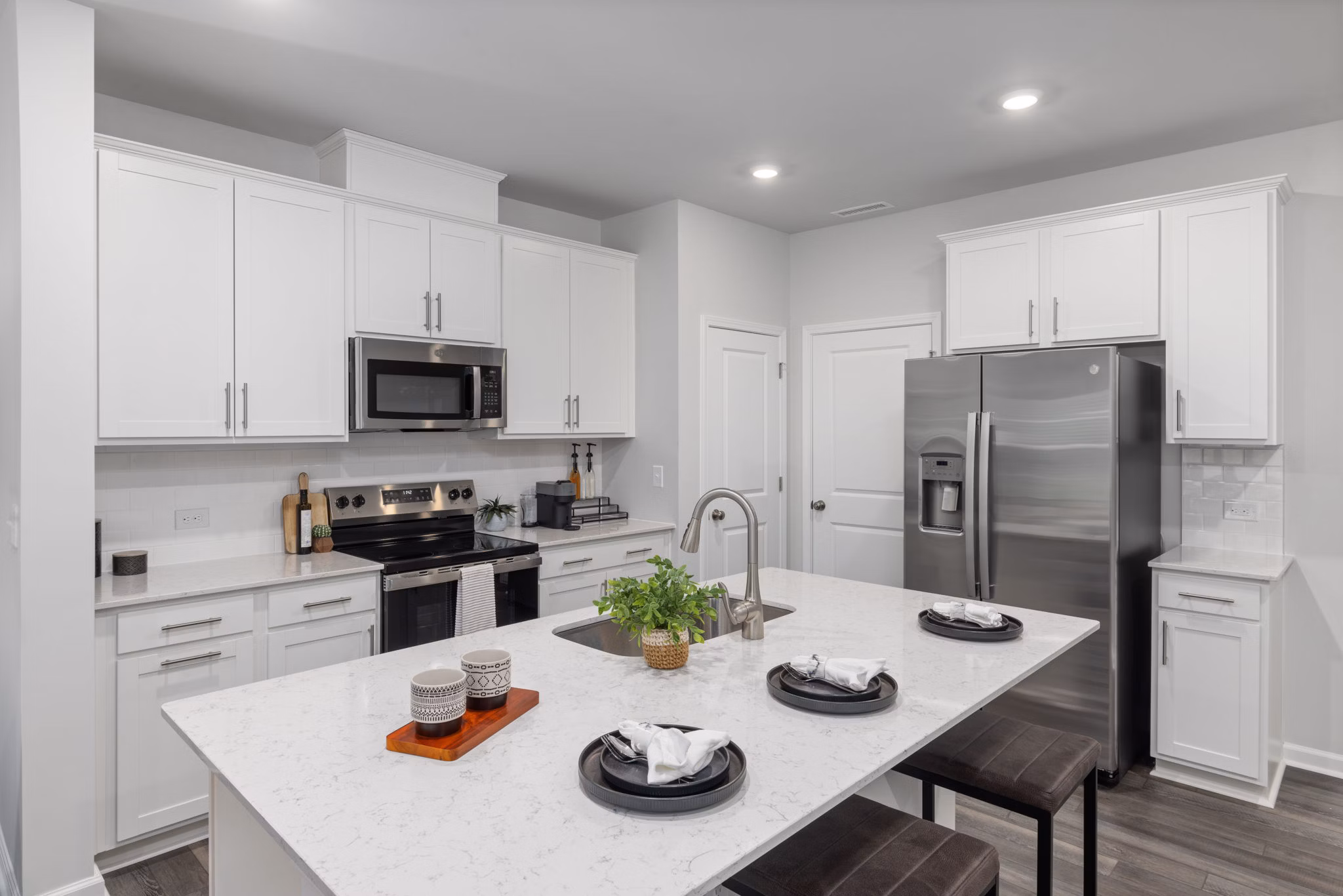 kitchen at Page Oaks Apartments