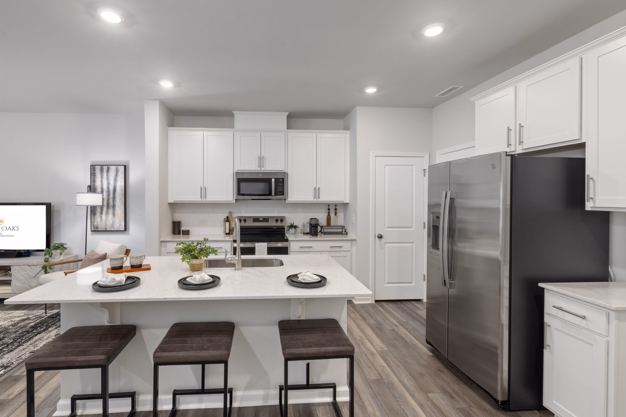 kitchen at Page Oaks Apartments