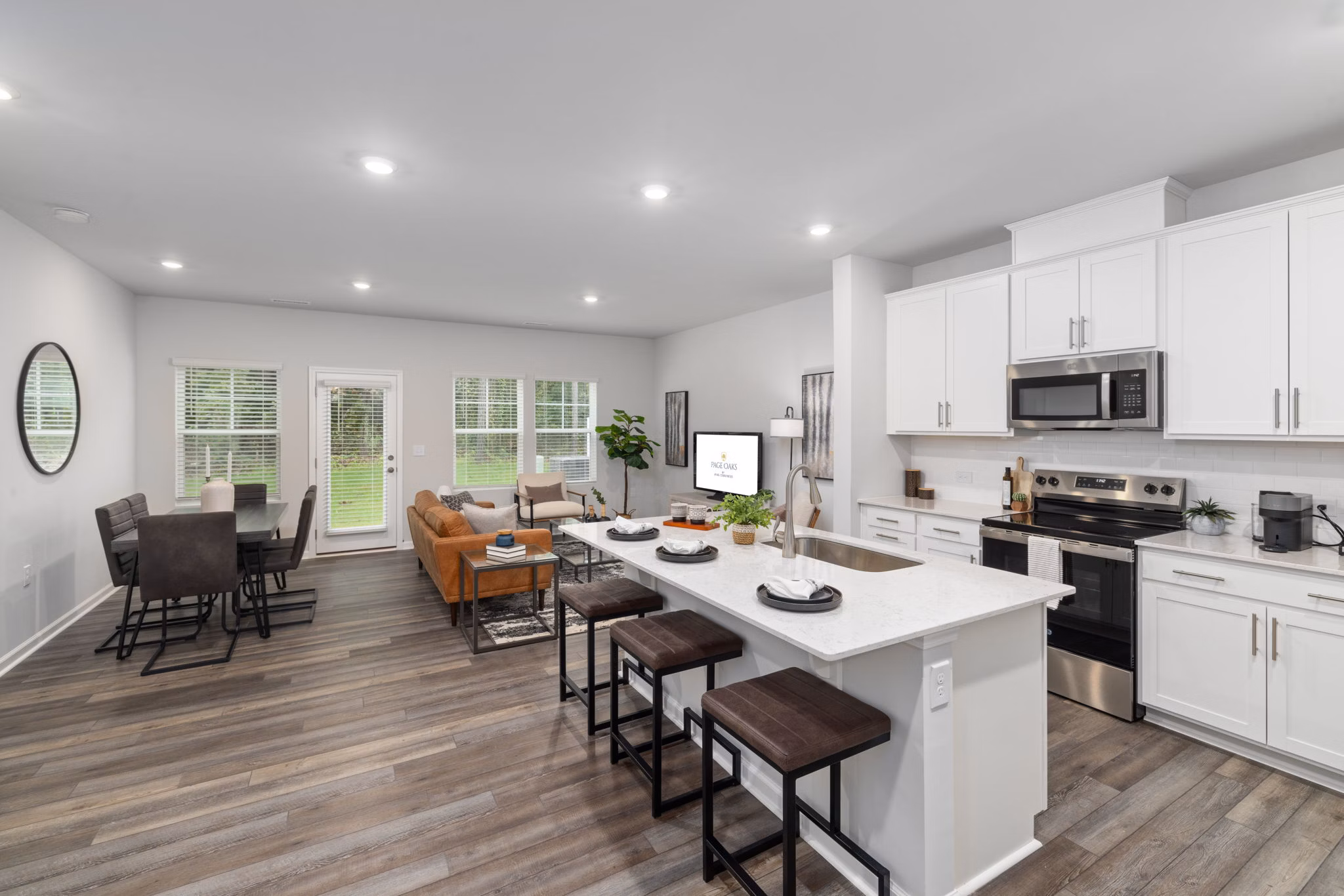 kitchen at Page Oaks Apartments