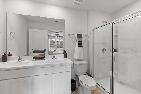 bathroom at Martin Square Apartments