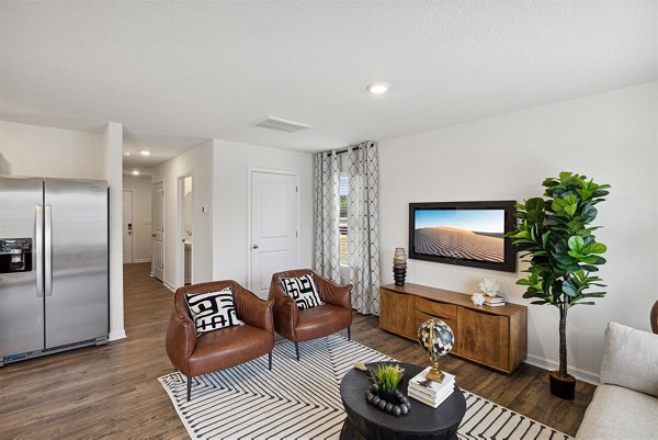 living room at Martin Square Apartments