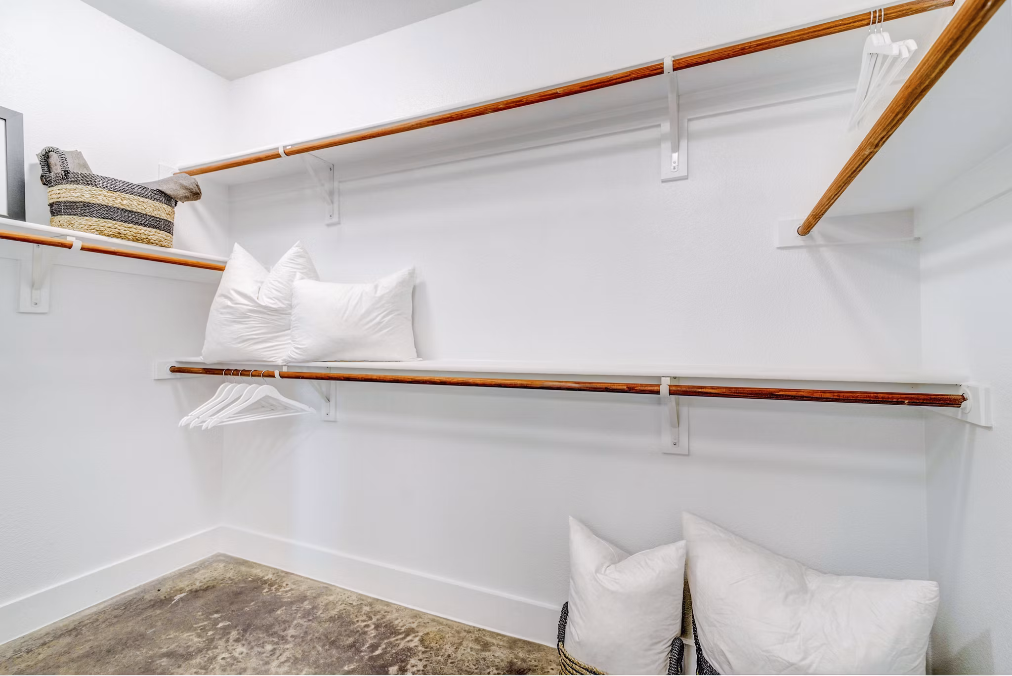bedroom closet at The View at TPC Apartments