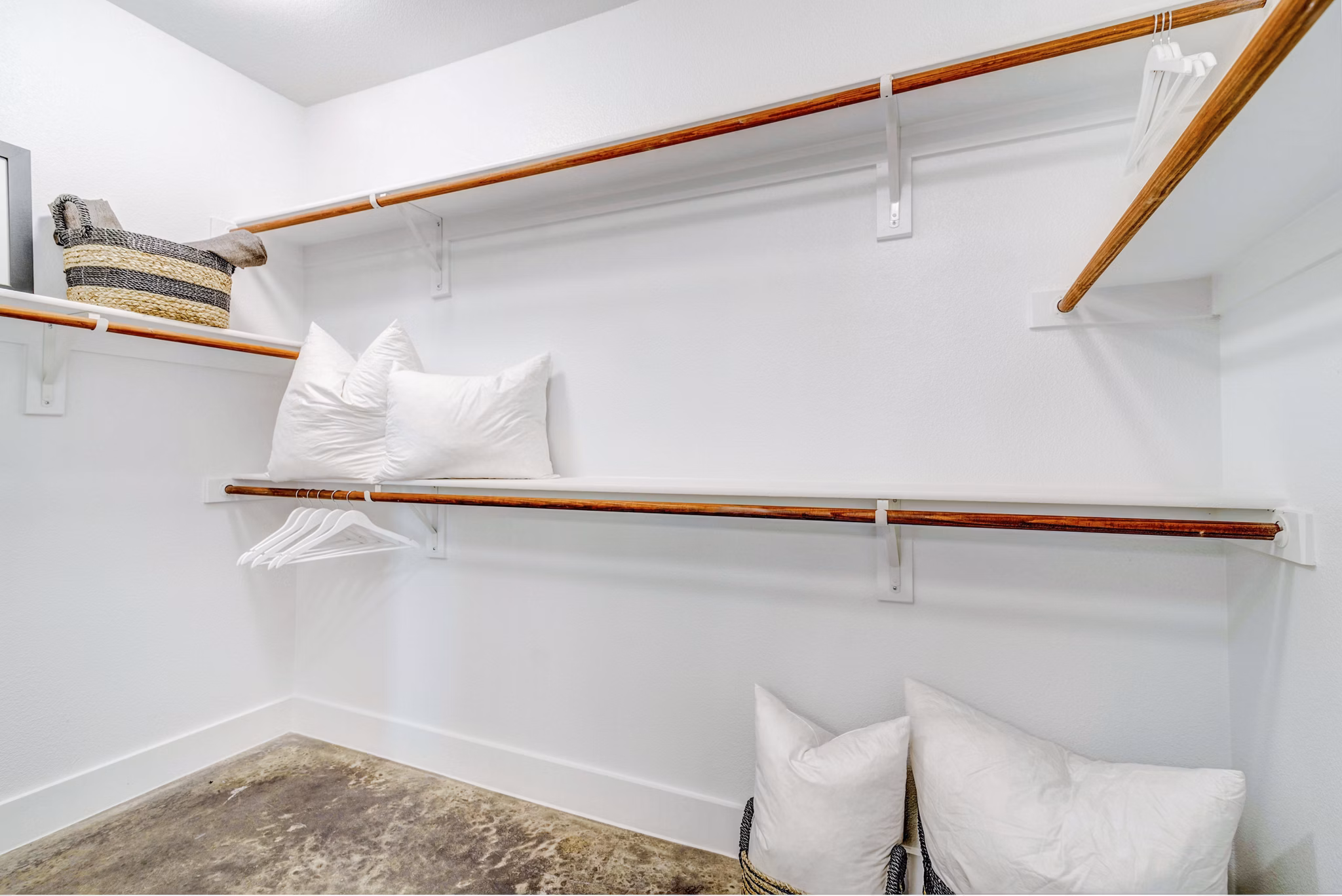 bedroom closet at The View at TPC Apartments