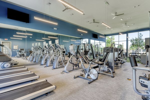 fitness center at The View at TPC Apartments