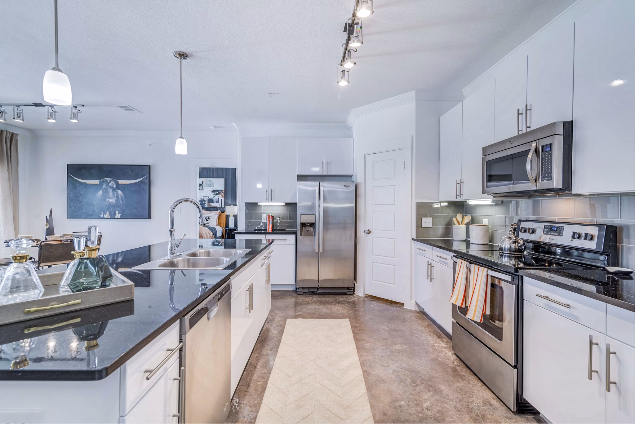 kitchen at The View at TPC Apartments