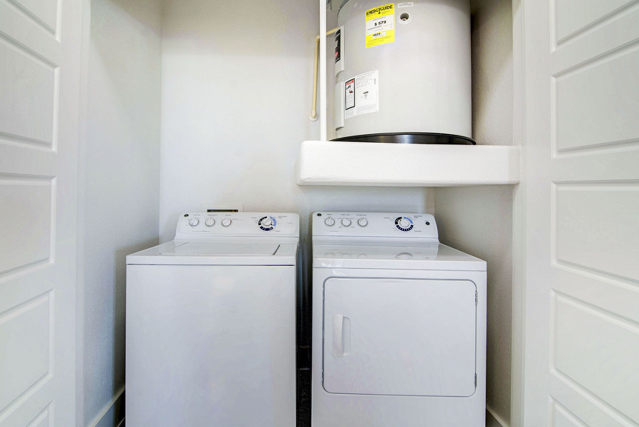 Laundry room at The View At Tpc