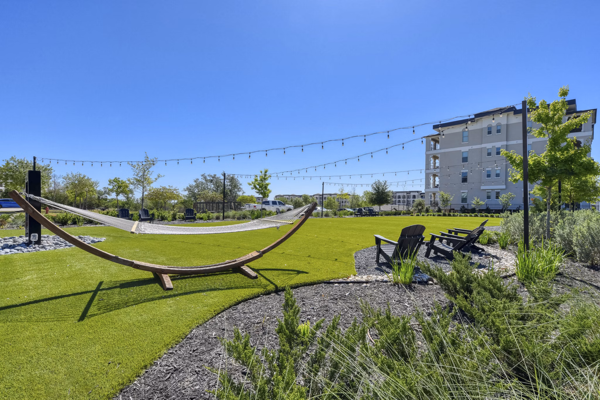 patio at The View at TPC Apartments