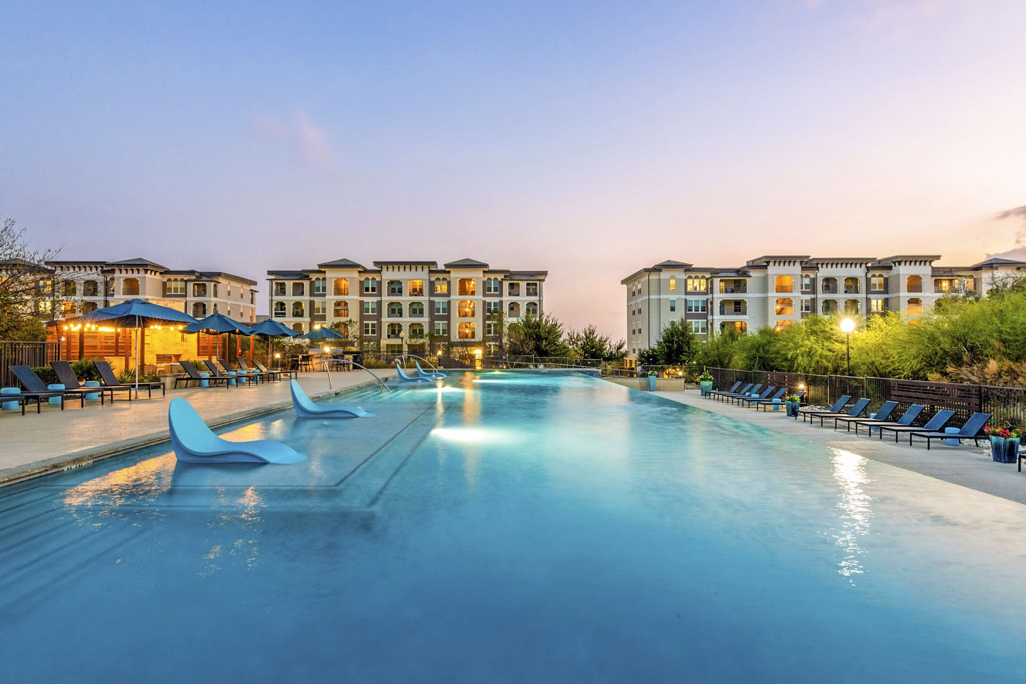 pool at The View at TPC Apartments