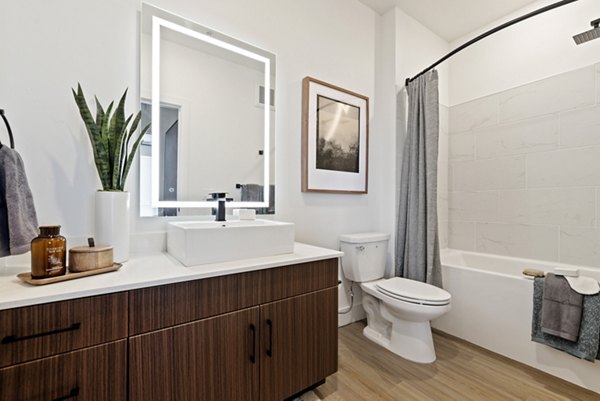 bathroom at The Jaxon Luxury Apartments