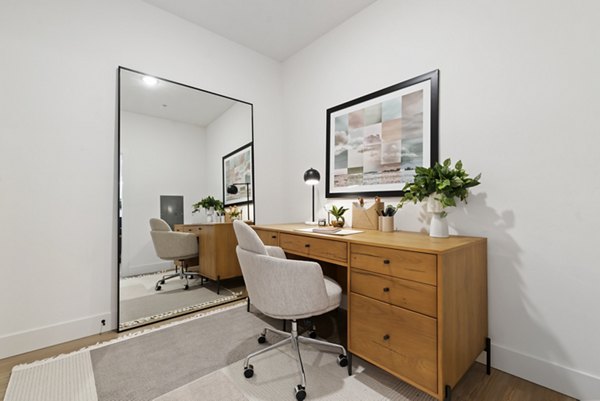 home office at The Jaxon Luxury Apartments